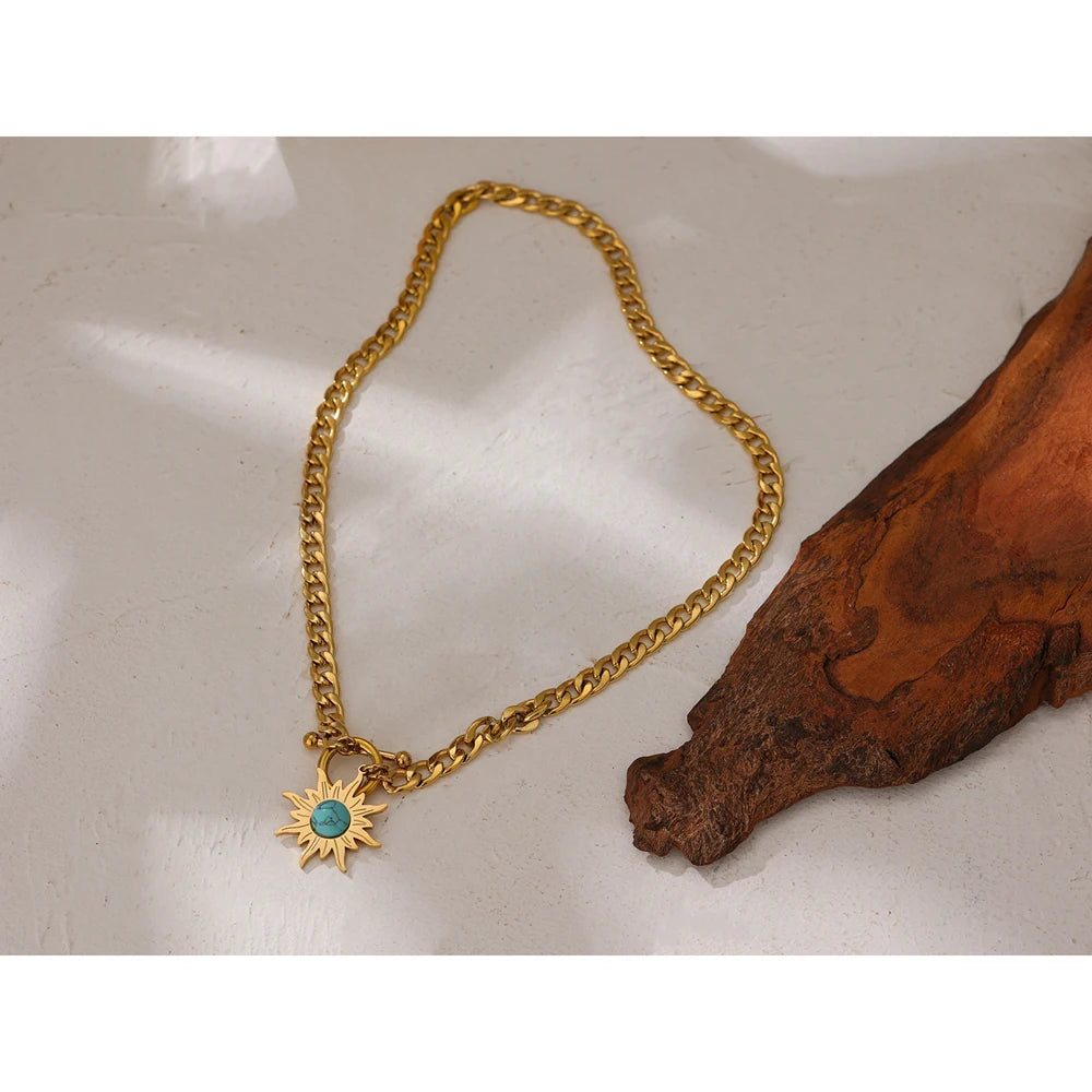 Sunflower Choker Necklace