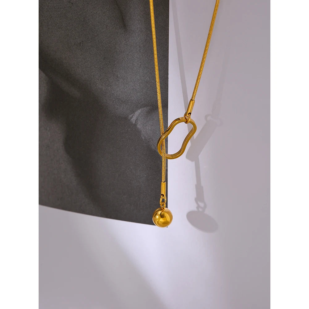 Geometric Charm Bib Necklace