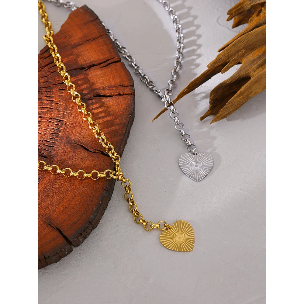Radiant Heart Pendant Necklace