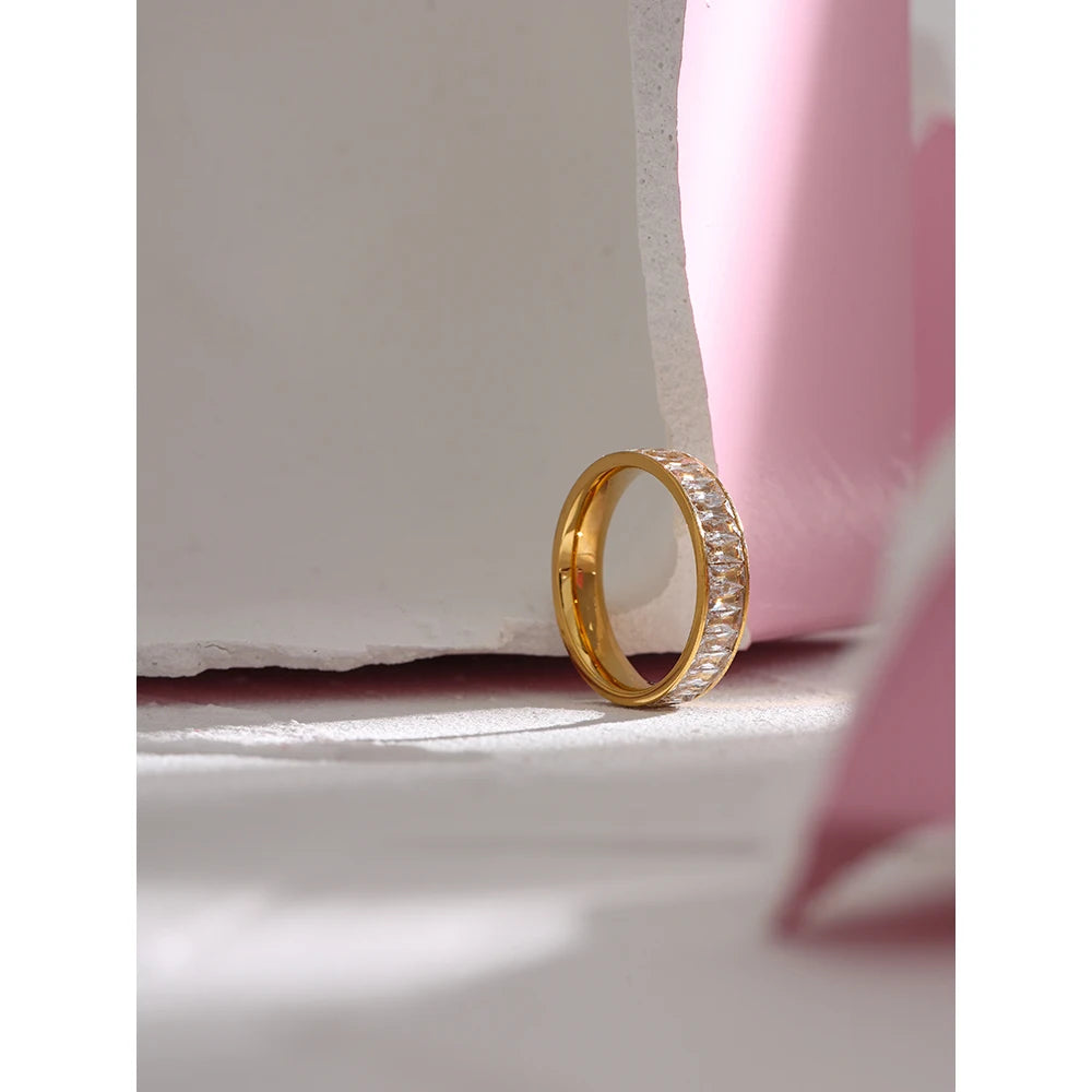 Exquisite Cubic Zirconia Ring