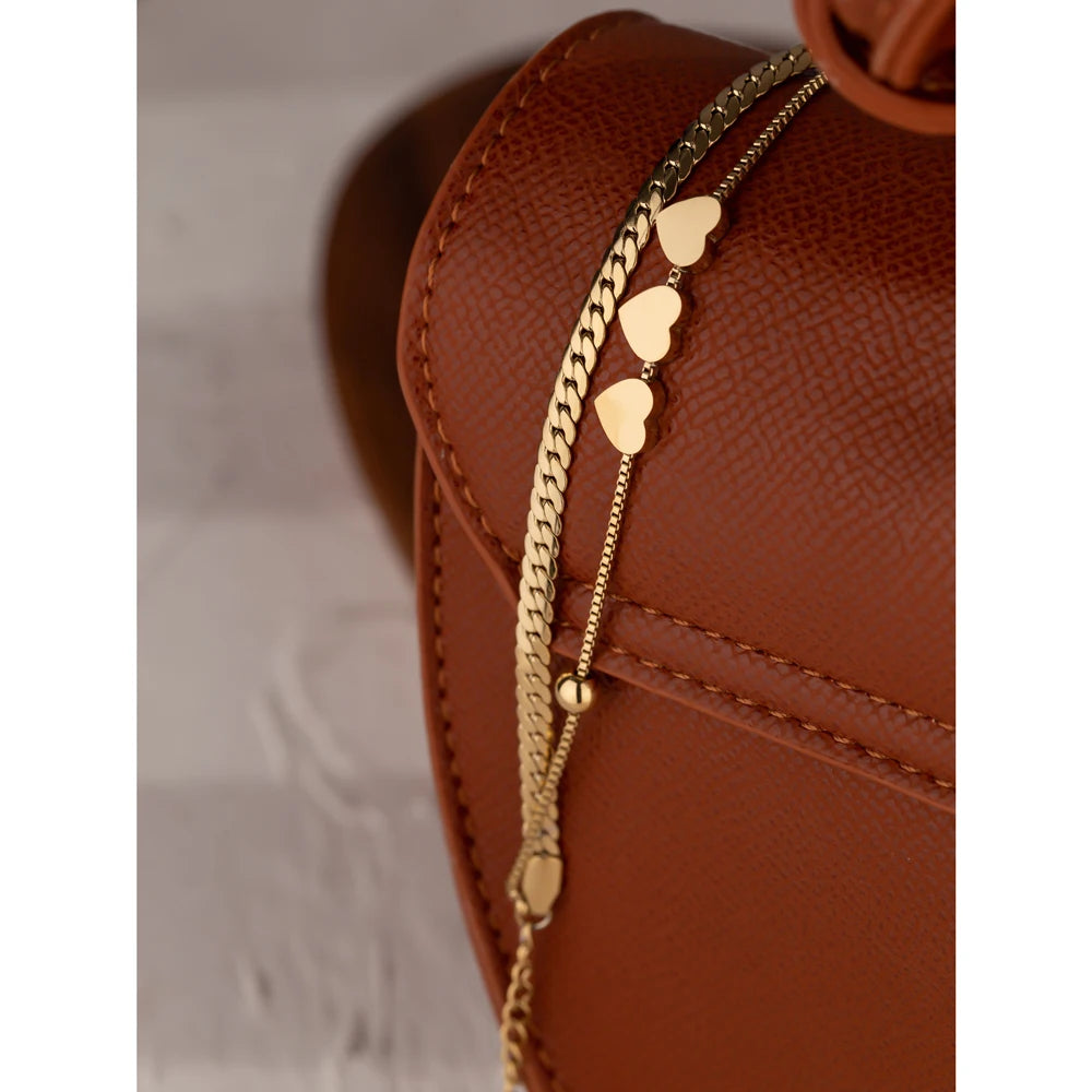 Romantic Heart Charm Bracelet