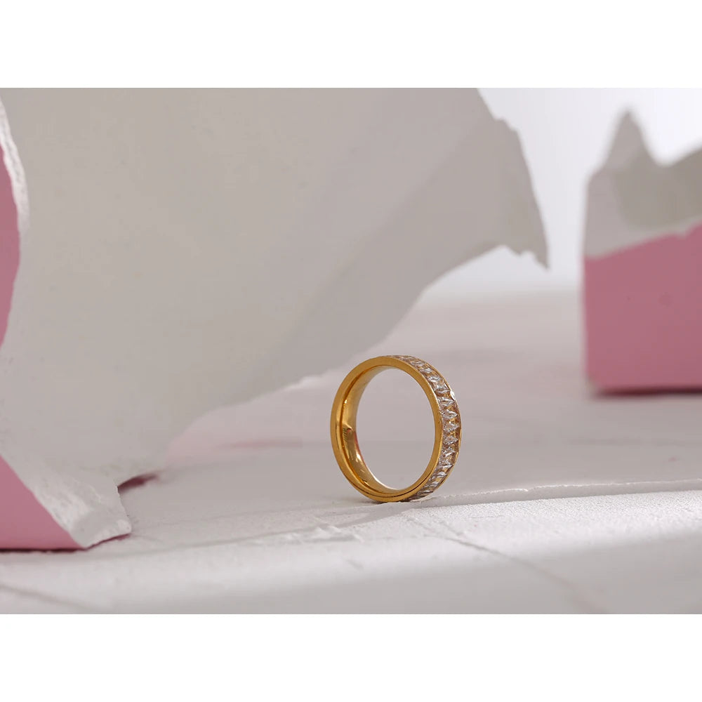 Exquisite Cubic Zirconia Ring