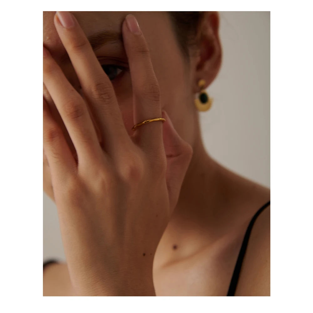 Minimalist Bamboo Joint Ring