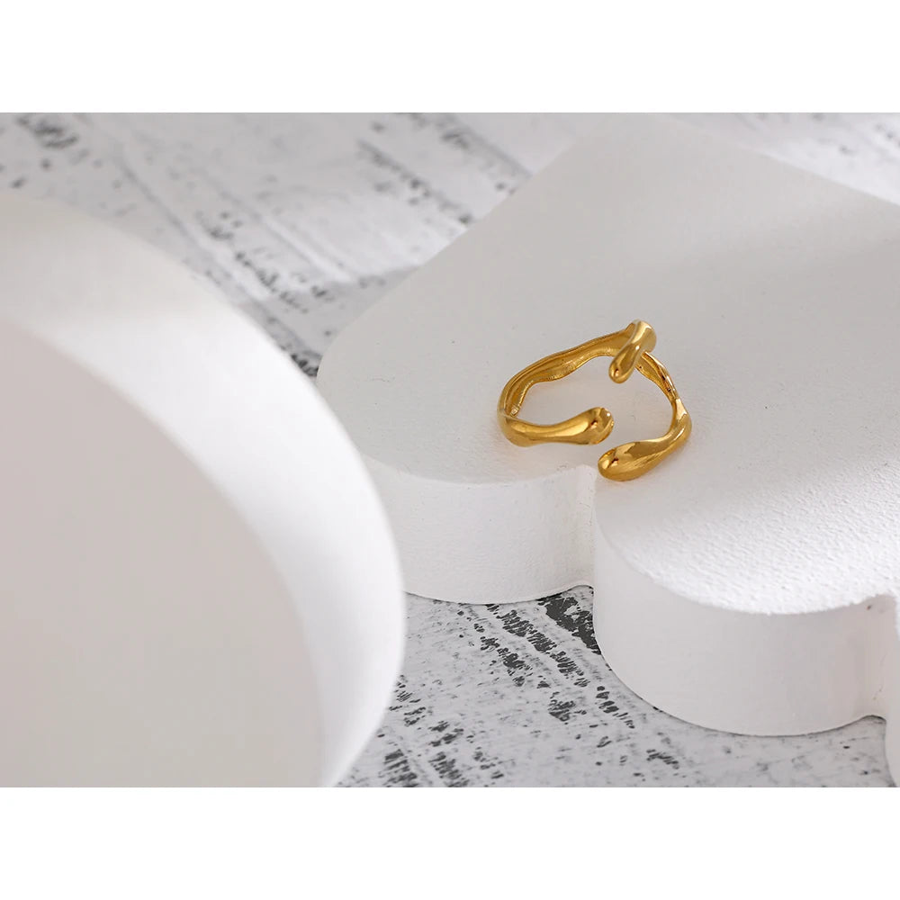 Modern Twist Open Ring