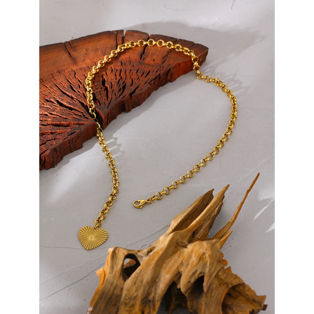 Radiant Heart Pendant Necklace