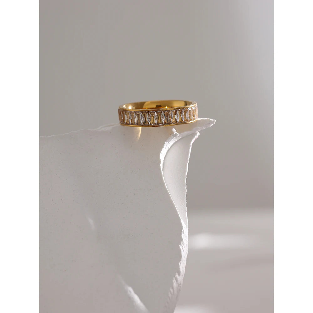 Exquisite Cubic Zirconia Ring