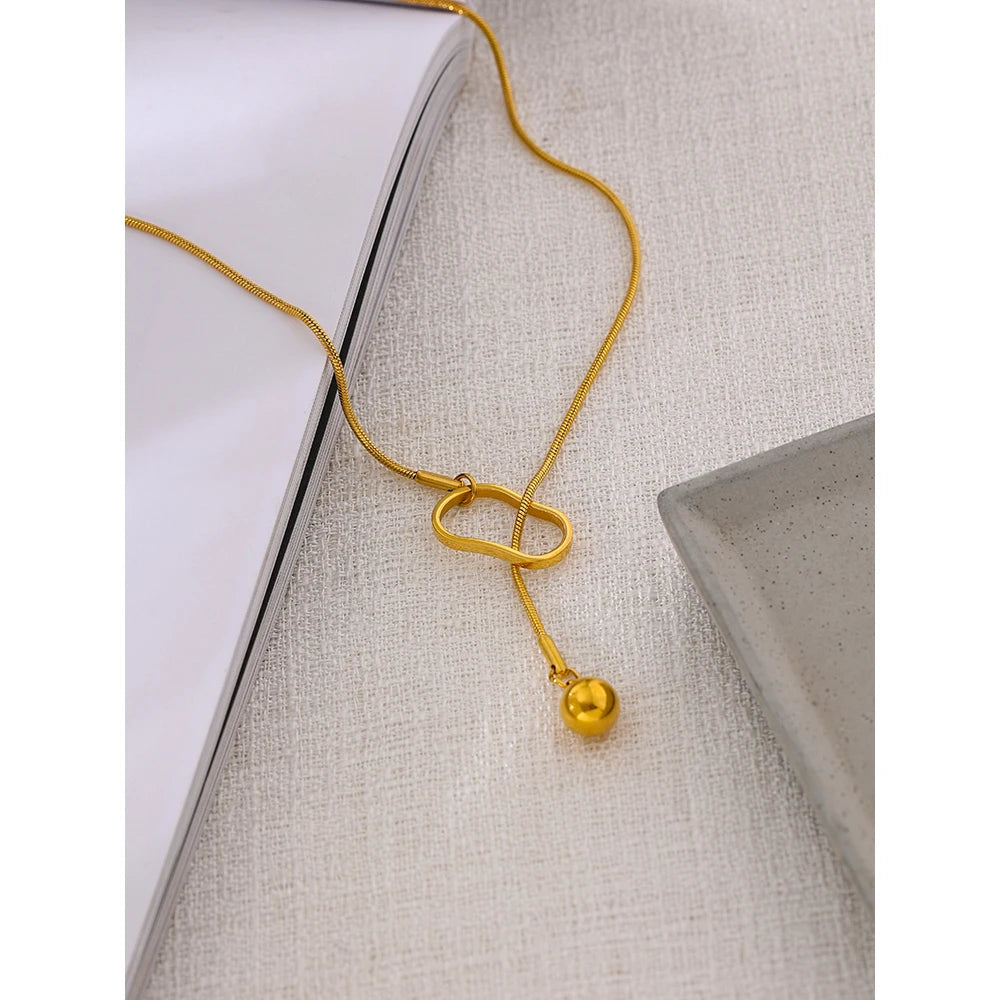 Geometric Charm Bib Necklace