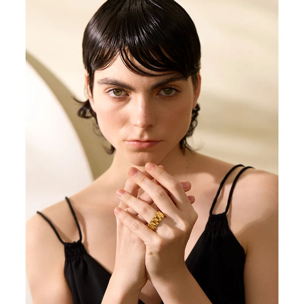 Bold Chain Link Ring