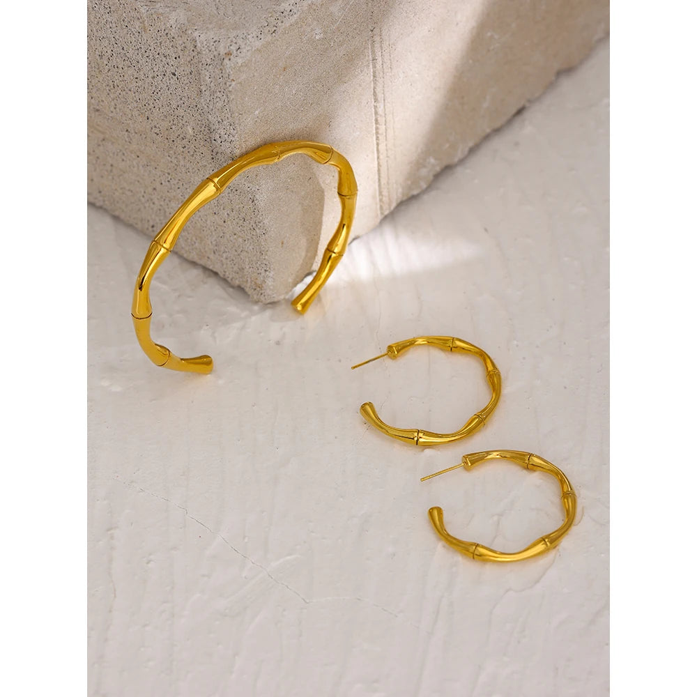 Bamboo Cuff Bangle