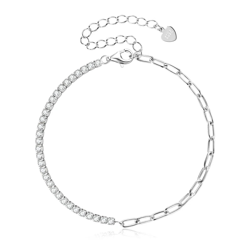 Sparkling Moissanite Tennis Bracelet