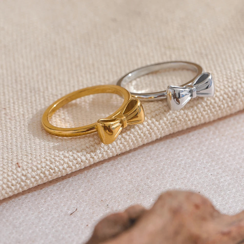 Bowknot Charm Ring