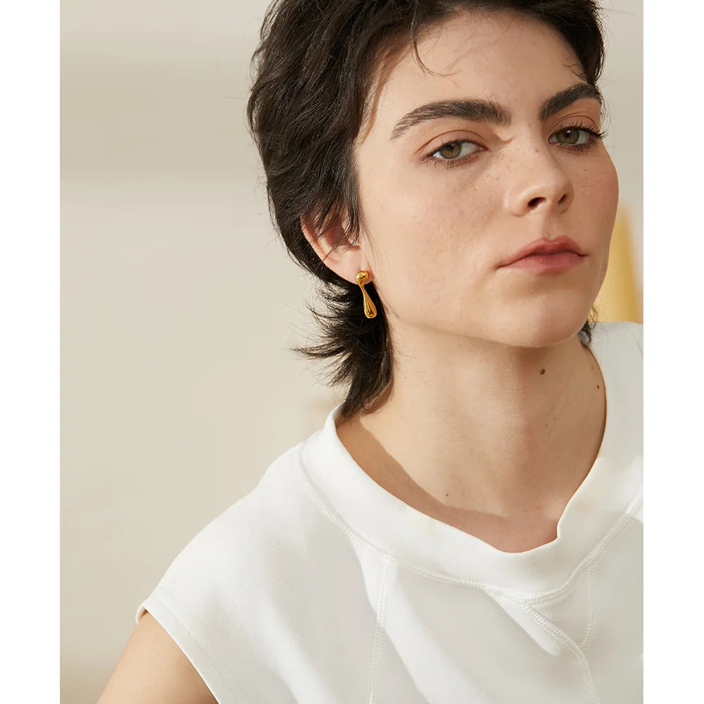 Asymmetrical Statement Stud Earrings