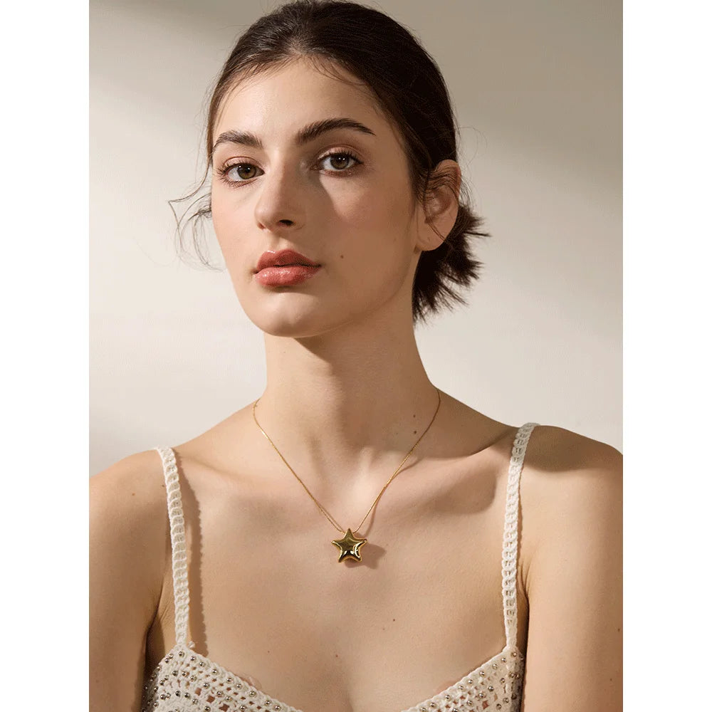 Celestial Star Pendant Necklace