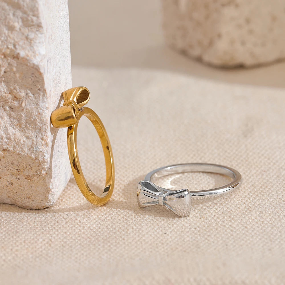 Bowknot Charm Ring