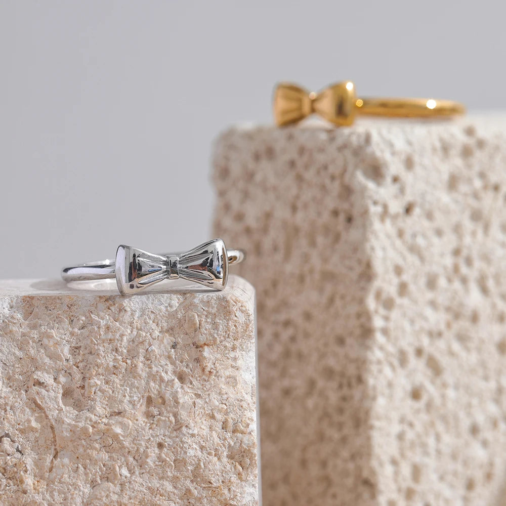 Bowknot Charm Ring