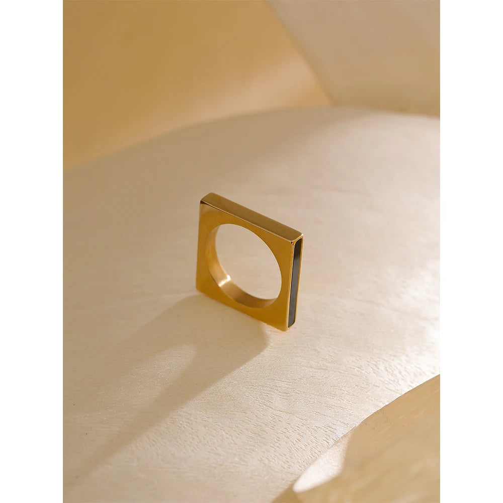 Minimalist Square Acrylic Ring