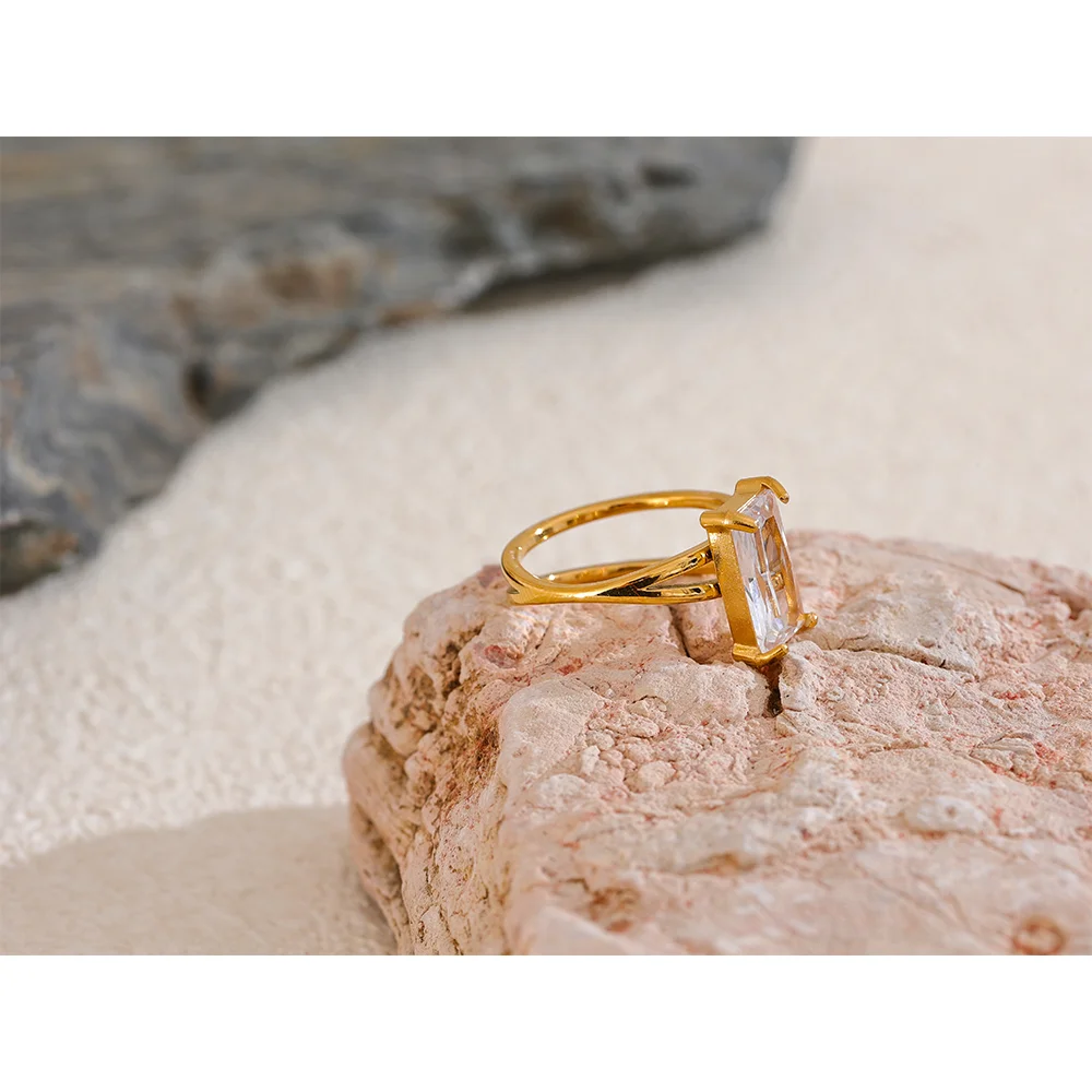 Radiant Cubic Zirconia Ring