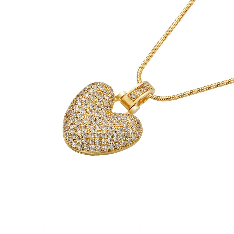 Gleaming Gold Alphabet Pendant