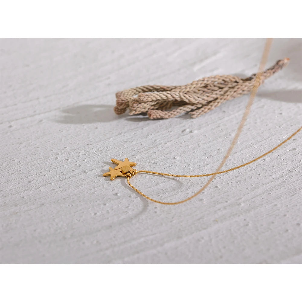 Summer Starfish Charm Necklace