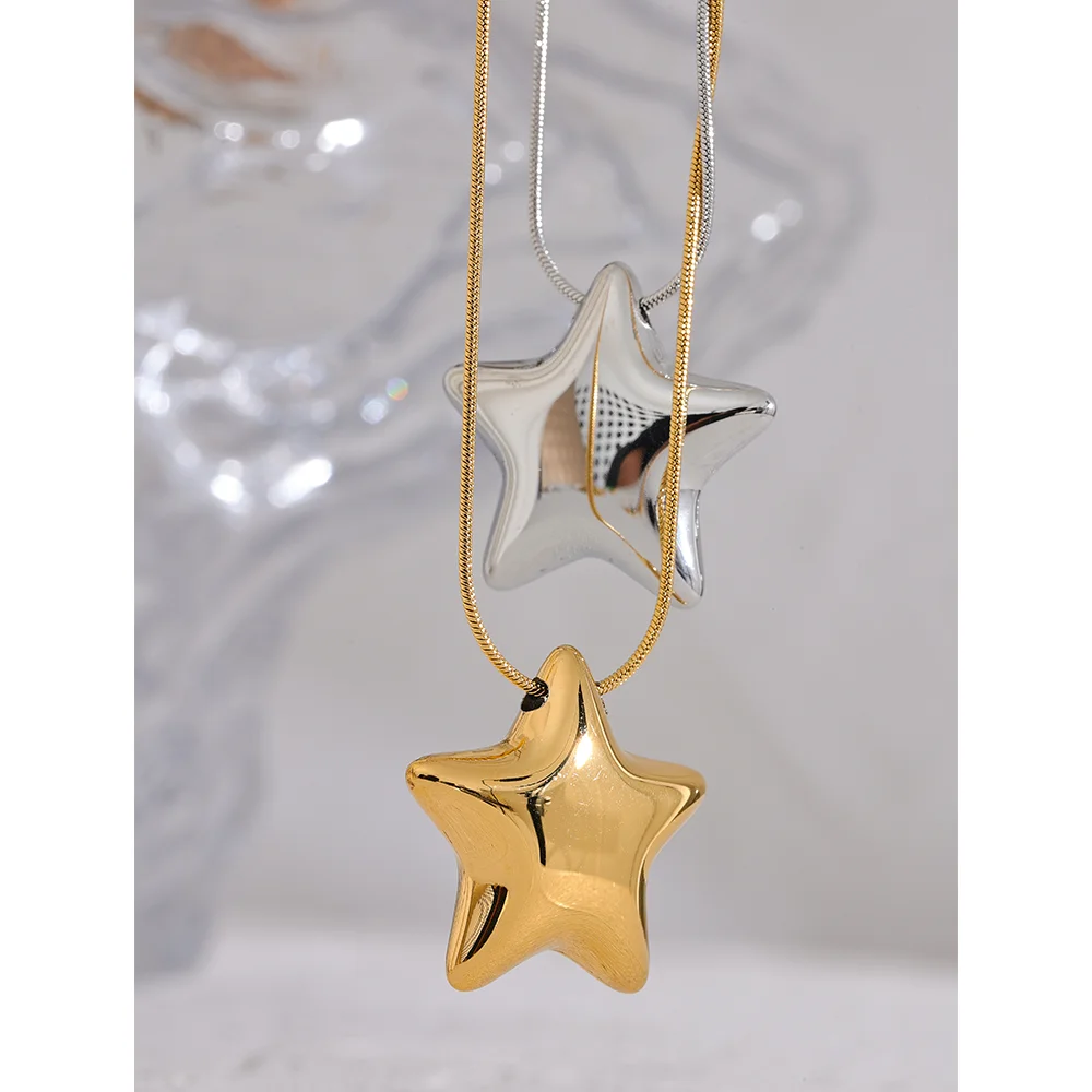 Celestial Star Pendant Necklace