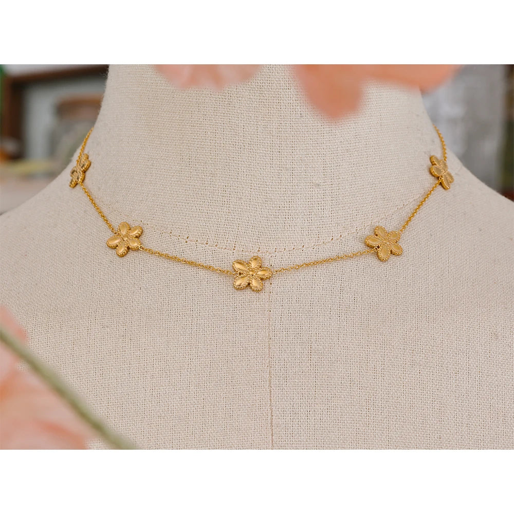 Floral Charm Bracelet
