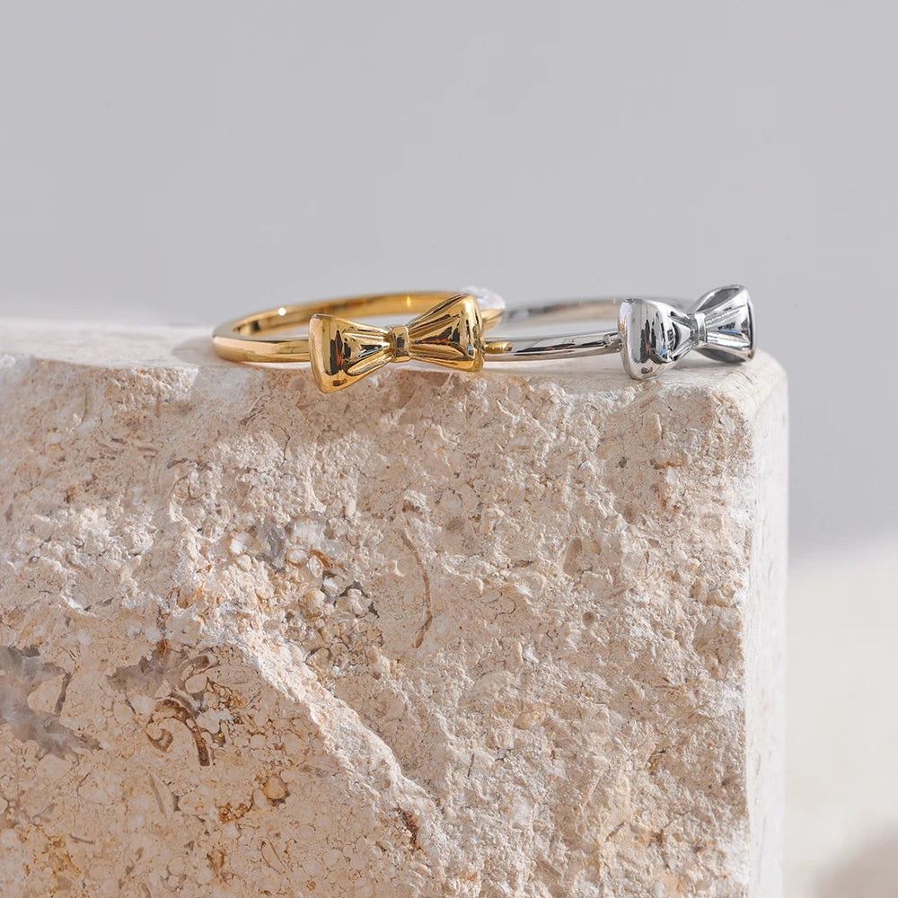Bowknot Charm Ring