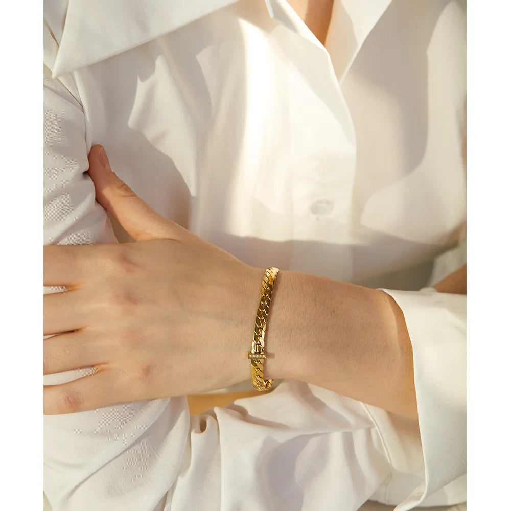 Cuban Elegance Chain Bracelet