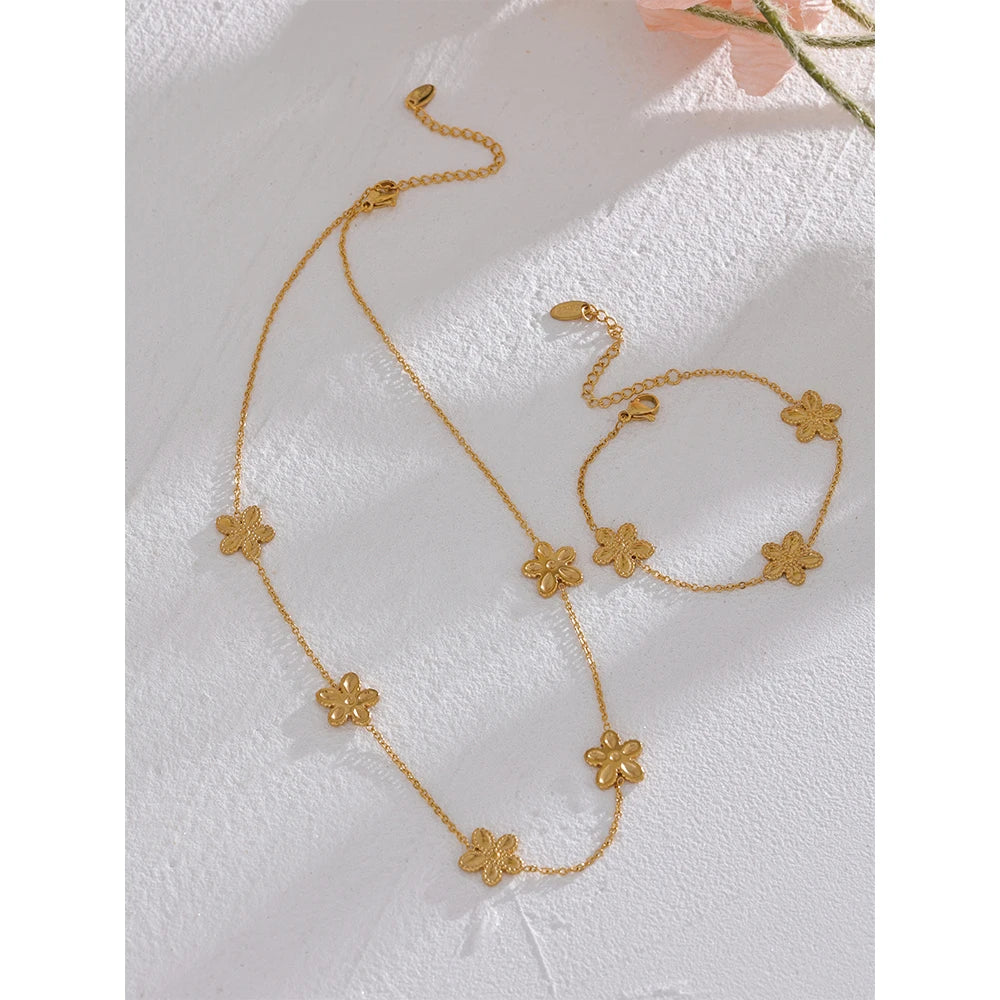 Floral Charm Bracelet